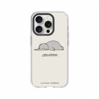 【RHINOSHIELD 犀牛盾】iPhone 13系列 Clear MagSafe兼容 磁吸透明手機殼/大象(I Love Doodle)