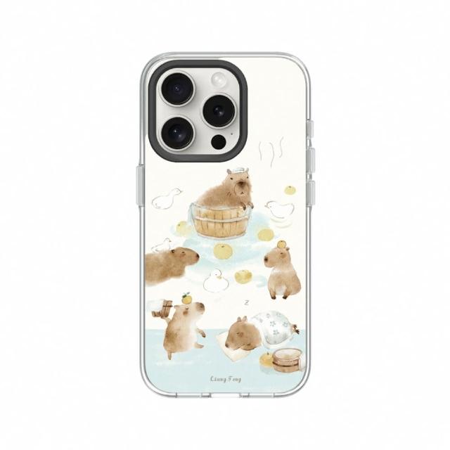 【RHINOSHIELD 犀牛盾】iPhone 12系列 Clear MagSafe兼容 磁吸透明手機殼/水豚君(涼丰系列)