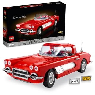 【LEGO 樂高】Icons 10321 Corvette(雪佛蘭 科爾維特 跑車模型 禮物)