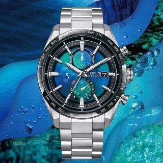 【CITIZEN 星辰】GENTS 千彩之海 光動能電波對時腕錶42mm(AT8188-64L)