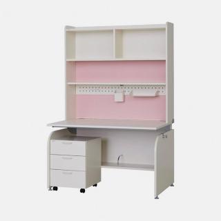 【iloom 怡倫家居】Linki Desk Set+Moving Drawer 一字型書桌組(含移動式抽屜櫃/網路獨賣)