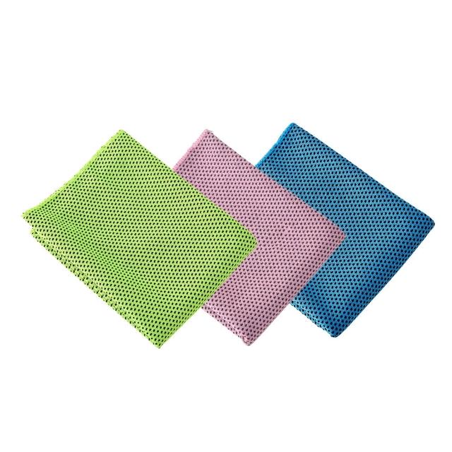 【SYU】涼感運動毛巾  擦汗巾 汗降溫涼感纖維 冰涼巾、涼感巾-2入組(3色可選)