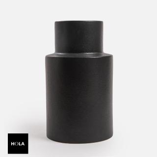 【HOLA】瑞典DBKD OBLONG陶瓷花器 鐵黑