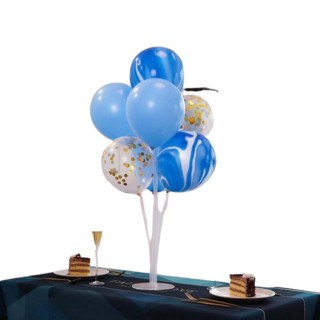 氣球立柱支架x10束 氣球桌飄(7支/束 派對佈置 氣球支架)