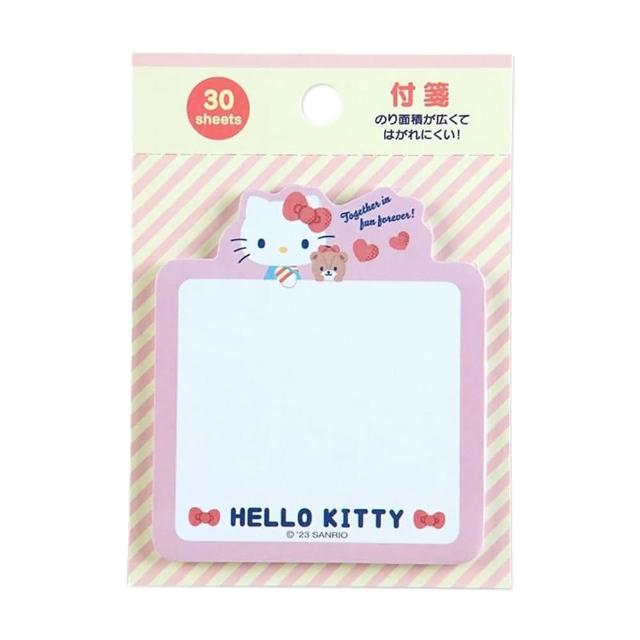【SANRIO 三麗鷗】造型便條紙 自黏便籤 Hello Kitty