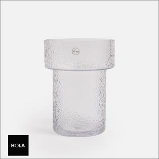 【HOLA】瑞典DBKD KEEPER玻璃花器中 透明