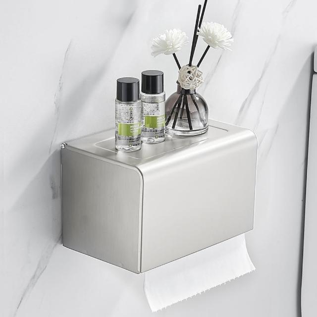 【OP生活】太空鋁浴室收納組合(衛生紙收納架、單層置物架、雙層置物架)