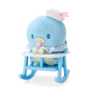 【SANRIO 三麗鷗】寶寶系列 造型玩偶附鍊&嬰兒搖椅 山姆企鵝