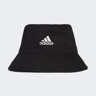 【adidas 愛迪達】LOGO 漁夫帽(黑H36810 / 白H36811 男/女 遮陽帽 運動帽)