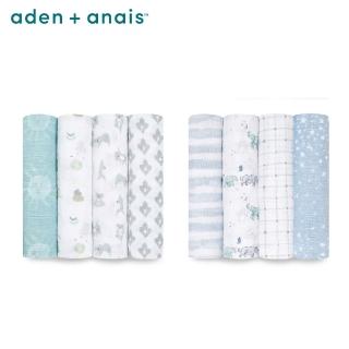 【aden+anais】經典多功能包巾4入(2款)