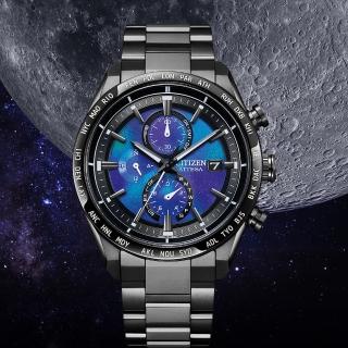 【CITIZEN 星辰】限量 HAKUTO-R 限定款 宇宙登月電波計時腕錶-42mm 618年中慶(AT8285-68Z)