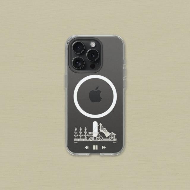 【RHINOSHIELD 犀牛盾】iPhone 13系列 Clear MagSafe兼容 磁吸透明手機殼/在路上(獨家設計系列)