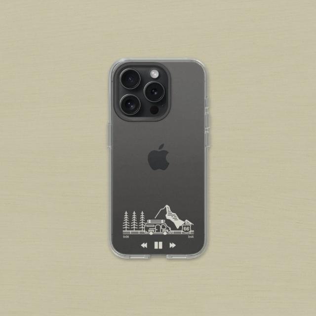 【RHINOSHIELD 犀牛盾】iPhone 13/13 Pro/Max Clear透明防摔手機殼/在路上(獨家設計系列)