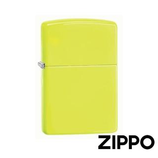 【Zippo】黃霓虹螢光漆防風打火機(美國防風打火機)