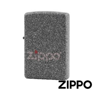 【Zippo】鐵砂石標誌防風打火機(美國防風打火機)