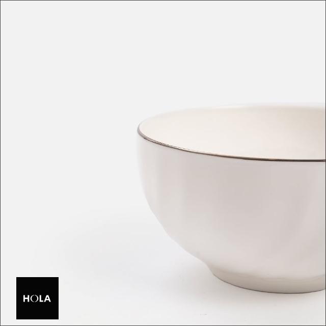 【HOLA】朵樂骨瓷飯碗4.5吋 白