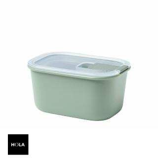 【HOLA】MEPAL EasyClip 輕巧蓋密封保鮮盒450ml-鼠尾草綠