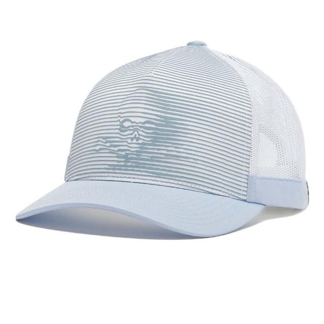 【G/FORE】棒球帽 SKULL & TS INTERLOCK KNIT TRUCKER HAT高爾夫球帽(G4AF23H102-DRIZ-OS)