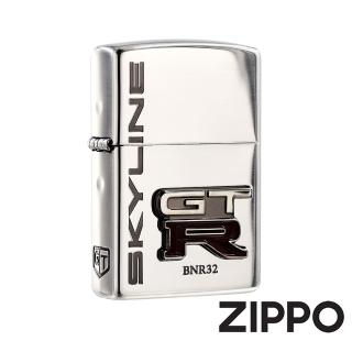 【Zippo】GT-R LOGO徽章-亮銀-防風打火機(美國防風打火機)