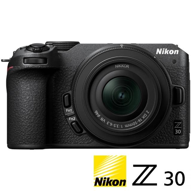 【Nikon 尼康】Z30 + Z 16-50mm VR KIT 單鏡組(公司貨APS-C無反
