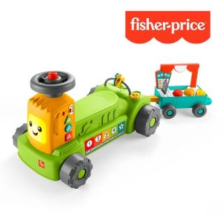 【Fisher price 費雪】農場市集拖拉車(超值2件組/農場市集學步車+拖拉車)