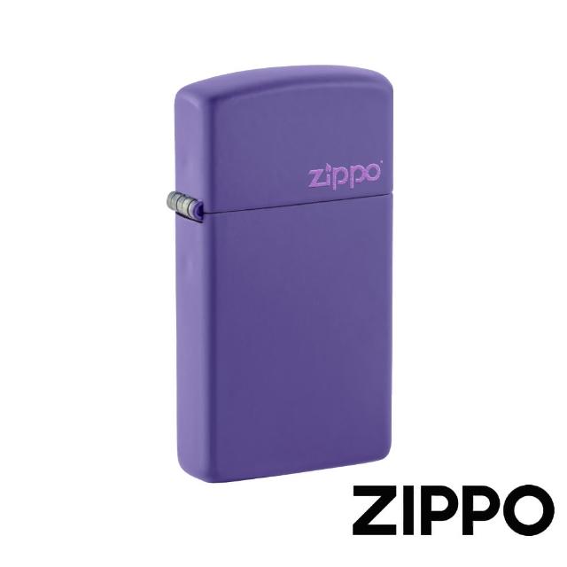 【Zippo】窄版紫色啞漆防風打火機(美國防風打火機)