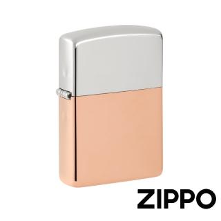 【Zippo】純銀純銅雙金屬防風打火機(美國防風打火機)