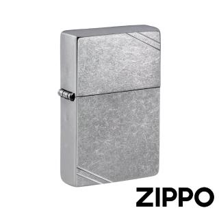 【Zippo】古典花紗切角防風打火機(美國防風打火機)