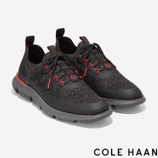 【Cole Haan】4.ZG STITCHLITE SNEAKER WR 針織運動 慢跑男鞋(磁黑-C34517)