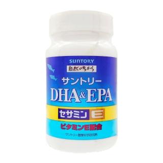 【Suntory 三得利】魚油DHA&EPA+芝麻明E(120顆)
