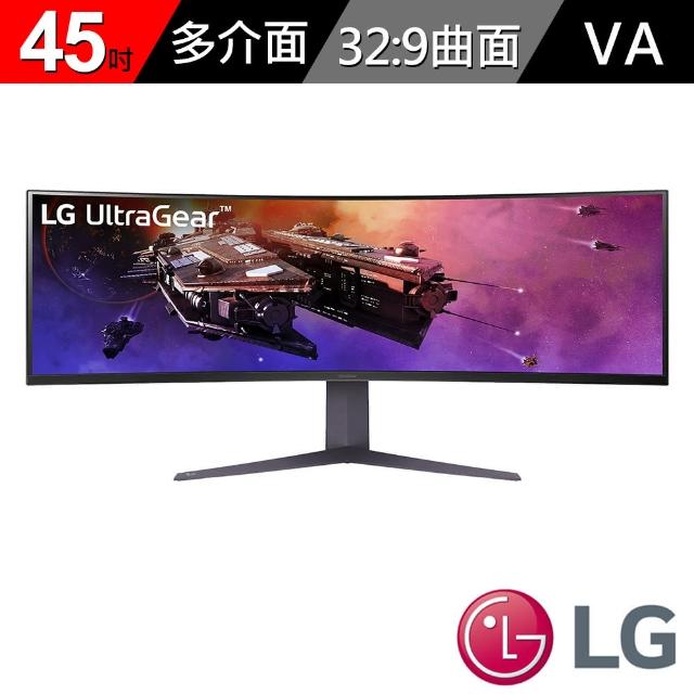 【LG 樂金】45GR75DC-B UltraGear 45型 VA Dual QHD 200Hz曲面電競螢幕(32:9/HDMI2.1/1500R/Type-C)