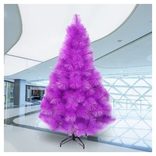 【摩達客】耶誕-10尺/10呎-300cm台灣製特級紫色松針葉聖誕樹-裸樹(不含飾品/不含燈/本島免運費)