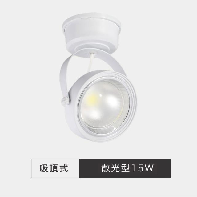 【光的魔法師】LED 吸頂式散光投射燈 15瓦(2入裝)