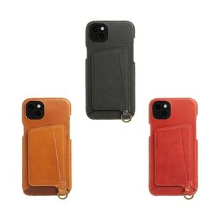 【n max n】iPhone14 Plus 經典系列手機殼皮套/附皮革手腕帶/站立卡袋-三色任選