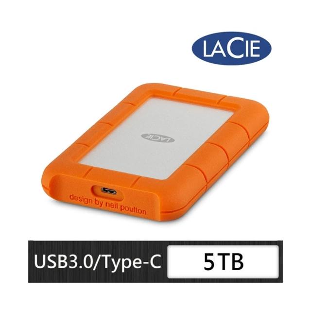 LaCie 萊斯】Rugged USB-C USB3.0 5TB 行動硬碟- momo購物網- 好評推薦