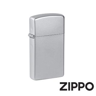 【Zippo】窄版經典磨砂-素面-防風打火機(美國防風打火機)