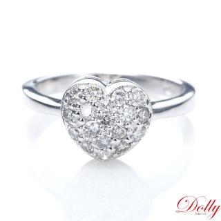 【DOLLY】0.50克拉 14K金輕珠寶鑽石戒指
