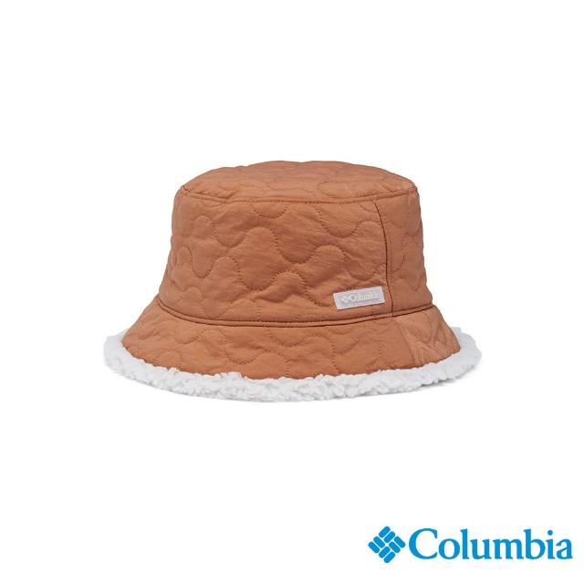 【Columbia 哥倫比亞 官方旗艦】中性-Winter Pass雙面刷毛漁夫帽-銅棕(UCU36020IX/HF)
