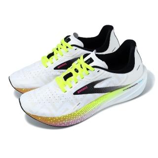 【BROOKS】競速跑鞋 Hyperion Max 男鞋 白 黑 綠 輕量 回彈 路跑 競訓 運動鞋(1103901D196)
