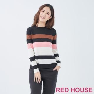 【RED HOUSE 蕾赫斯】條紋針織衫(共二色)