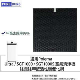 【PUREBURG】適用Poiema Ultra SGT-1000 SGT1000S 空氣清淨機 除臭除甲醛活性碳催化網