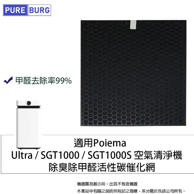【PUREBURG】適用Poiema Ultra  SGT-1000  SGT1000S 空氣清淨機 除臭除甲醛活性碳催化網