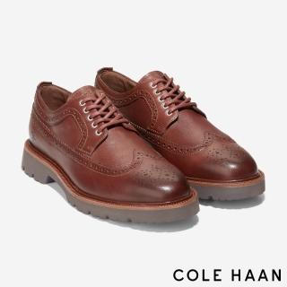 【Cole Haan】AMERICAN CLASSICS LONGWING 美式經典 長翼牛津男鞋(手染咖啡-C37037)