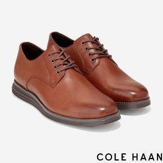 【Cole Haan】OG PLAIN TOE OX 時尚素面牛津鞋 男鞋(中度烘焙咖啡-C36516)