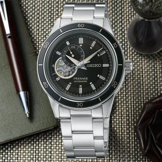 【SEIKO 精工】PRESAGE系列 Style60’s 復古風開芯機械腕錶 禮物推薦 畢業禮物(SSA425J1/4R39-00Z0D)