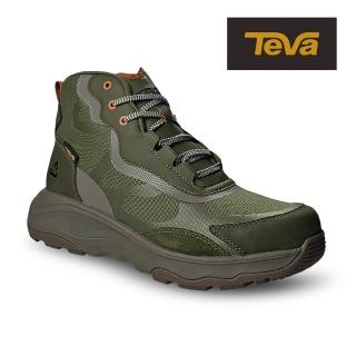 【TEVA】原廠貨 男 Geotrecca 高筒防潑水戶外登山鞋/休閒鞋(沙漠灰褐色/橄欖綠-TV1129588DODT)