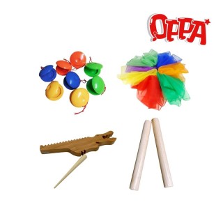 【OPPA】打擊樂器組 兒童樂器／幼兒律動樂器／奧福樂器(美國CPC、台灣SGS 檢驗認證)