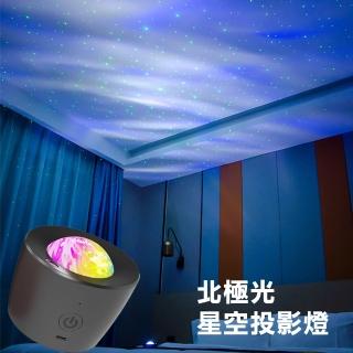 【E-Pin 逸品生活】北極光星空投影燈(插電款/小夜燈/音樂盒/旋轉投影燈/擺件/禮物/氛圍燈)