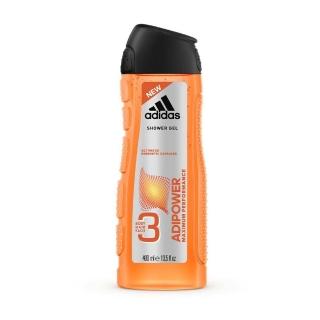 【adidas 愛迪達】男用三效極限動力潔顏洗髮沐浴露(400ml)