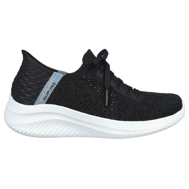 【SKECHERS】Ultra Flex 3.0 女 健走鞋 步行 緩震 舒適 套穿式 透氣 黑白(896211BKW)
